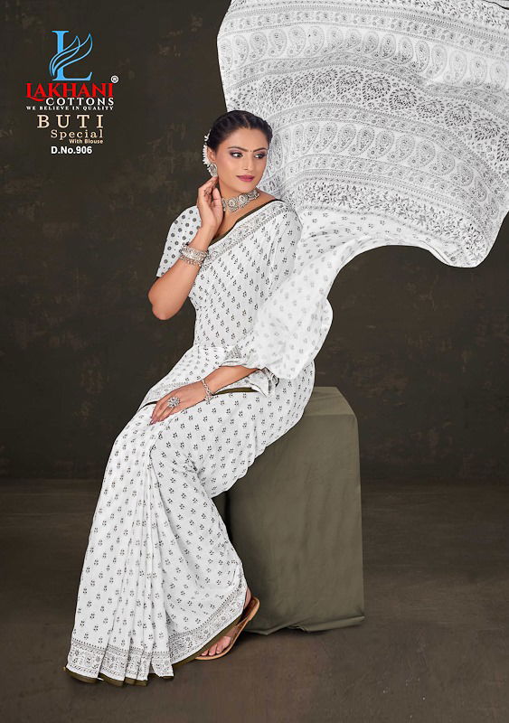 Buti Special Vol 09 By Lakhani Cotton Printed Sarees Wholesale Shop In Surat